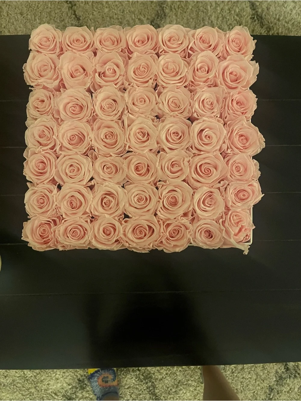 Pink Eternity Roses in White Signature Box